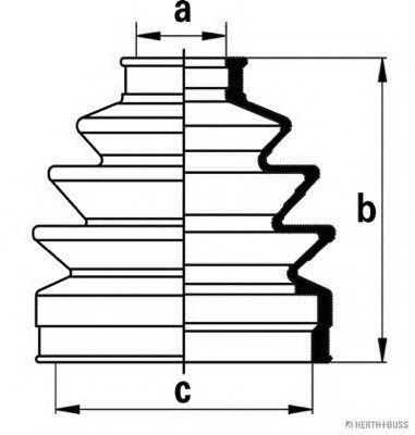 Комплект пылника, приводной вал HK 2600