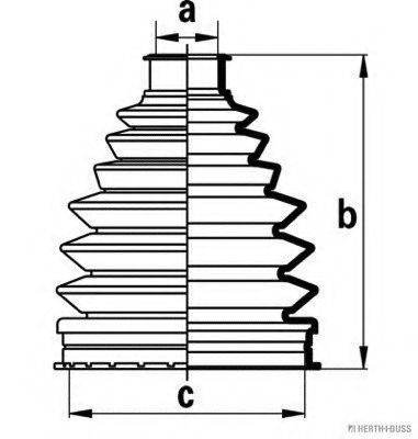 Комплект пылника, приводной вал MAGNETI MARELLI 600000064930