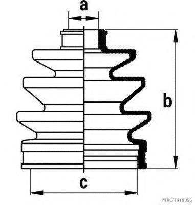 Комплект пылника, приводной вал MAGNETI MARELLI 600000065030