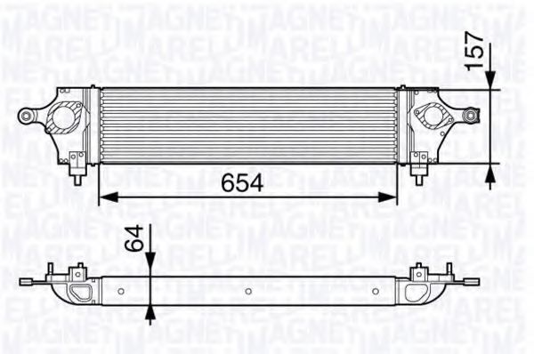 Интеркулер MAGNETI MARELLI 351319202800