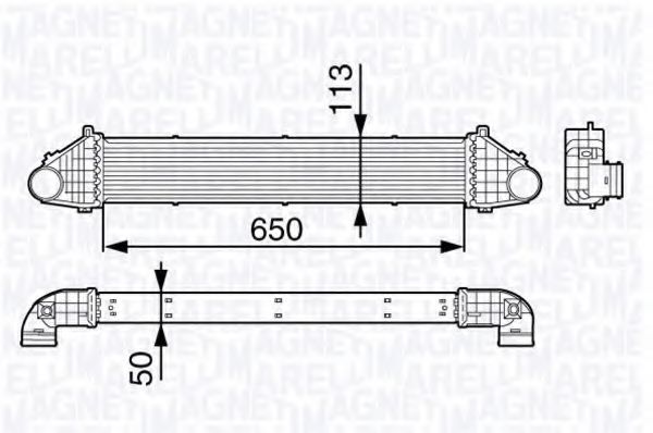 Интеркулер MAGNETI MARELLI 351319202990