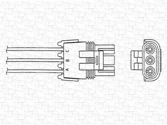 Лямбда-зонд MAGNETI MARELLI 460001861010