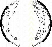 Комплект тормозных колодок TRISCAN 8100 25001