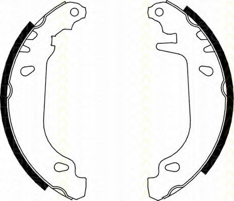 Комплект тормозных колодок TRISCAN 8100 25476