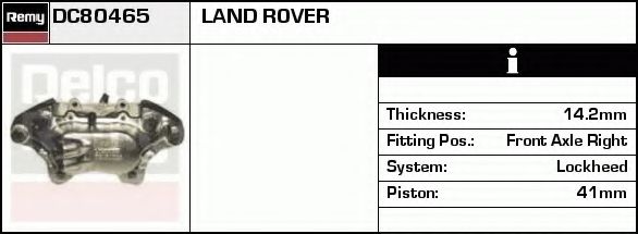Тормозной суппорт DELCO REMY DC80465