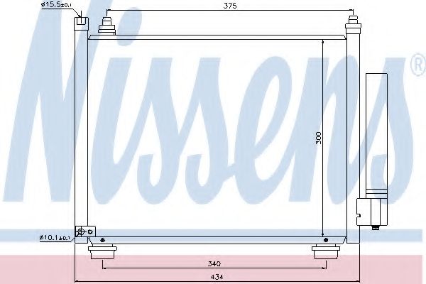 Конденсатор, кондиционер NISSENS 940092