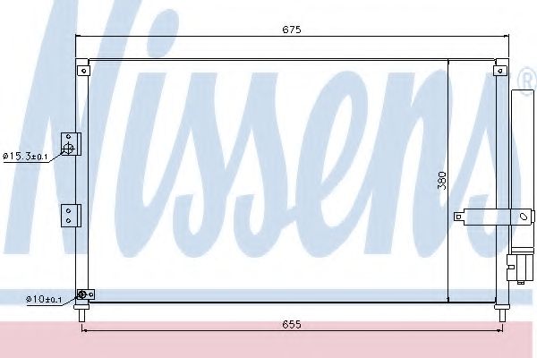 Конденсатор, кондиционер NISSENS 940197