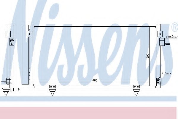 Конденсатор, кондиционер NISSENS 940257