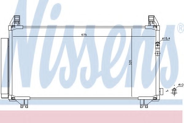 Конденсатор, кондиционер NISSENS 940369
