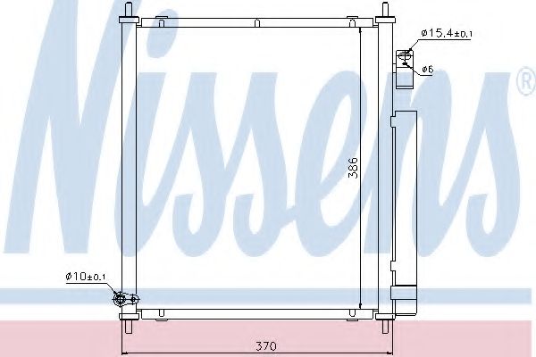 Конденсатор, кондиционер NISSENS 94734