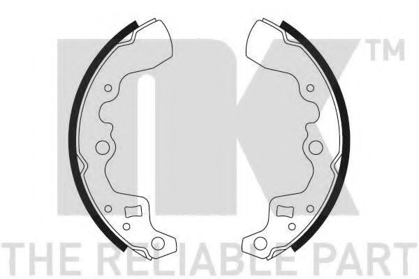 Комплект тормозных колодок NK 2752512