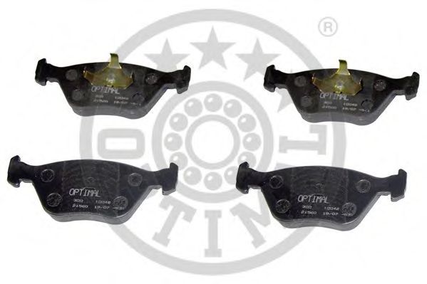 Комплект тормозных колодок, дисковый тормоз OPTIMAL 10042