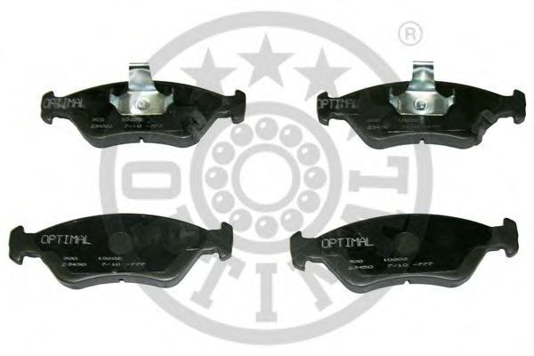 Комплект тормозных колодок, дисковый тормоз OPTIMAL 10202