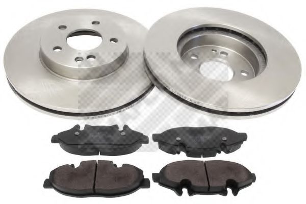 Комплект тормозов, дисковый тормозной механизм MAPCO 47914