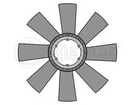 Крыльчатка вентилятора, охлаждение двигателя MEYLE 12-34 232 0012