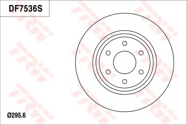 Тормозной диск TRW DF7536