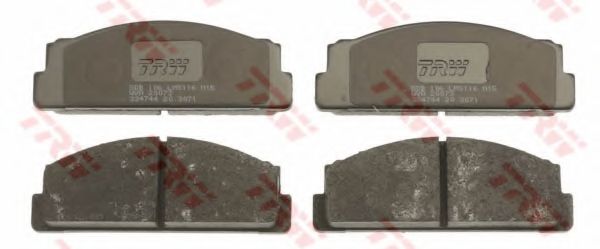 Комплект тормозных колодок, дисковый тормоз TRW GDB106
