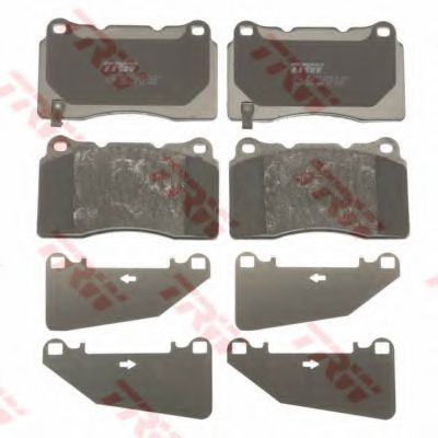 Комплект тормозных колодок, дисковый тормоз TRW 23110