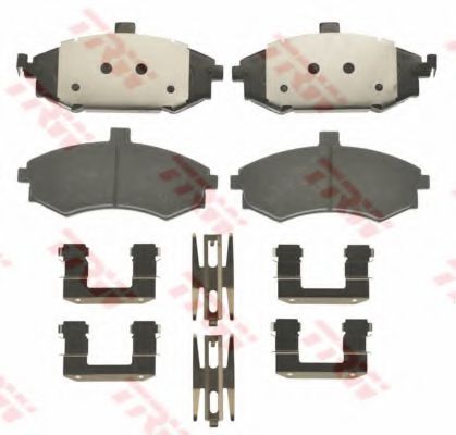 Комплект тормозных колодок, дисковый тормоз TRW 24033