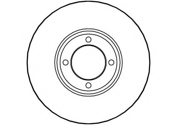 Тормозной диск NATIONAL NBD007