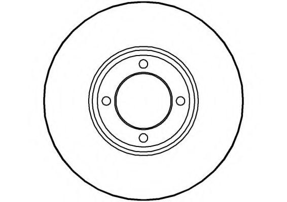 Тормозной диск NATIONAL NBD024
