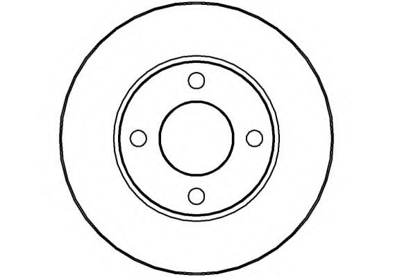 Тормозной диск NATIONAL NBD384