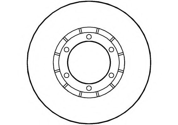 Тормозной диск NATIONAL NBD484