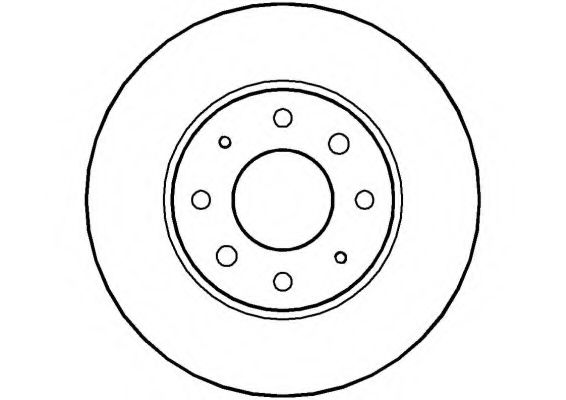 Тормозной диск NATIONAL NBD586