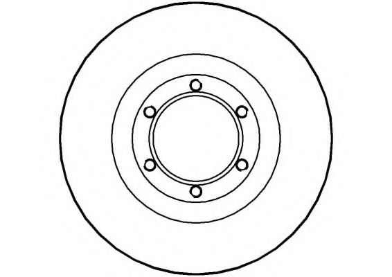 Тормозной диск NATIONAL NBD592