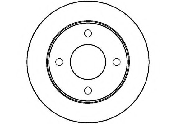 Тормозной диск NATIONAL NBD892