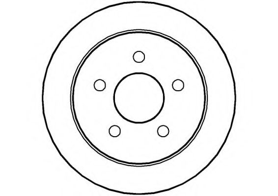 Тормозной диск NATIONAL NBD896