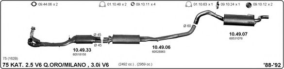 Система выпуска ОГ IMASAF 502000106
