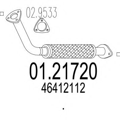 Труба выхлопного газа ANSA 301092