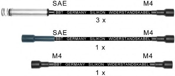 Комплект проводов зажигания BBT ZK736