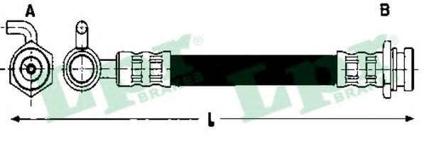 Тормозной шланг LPR 6T47656