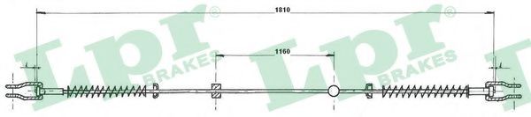 Трос, стояночная тормозная система LPR C0987B