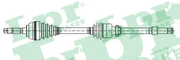 Приводной вал LPR DS37141