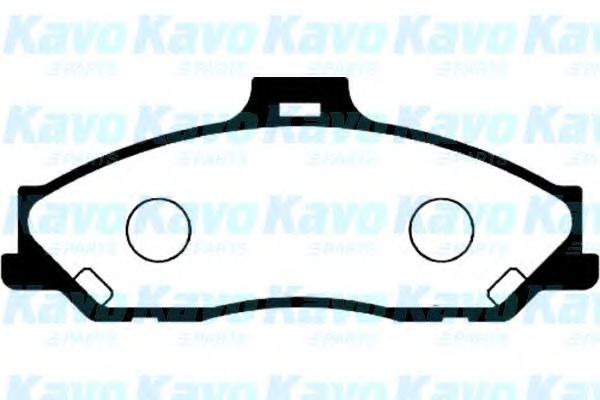 Комплект тормозных колодок, дисковый тормоз KAVO PARTS BP-4546