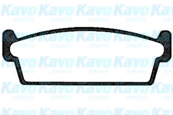 Комплект тормозных колодок, дисковый тормоз KAVO PARTS BP-6552