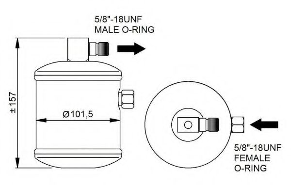 Осушитель, кондиционер NRF 33336