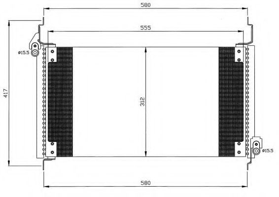 Конденсатор, кондиционер NRF 35488