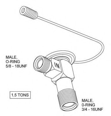 Расширительный клапан, кондиционер NRF 38458
