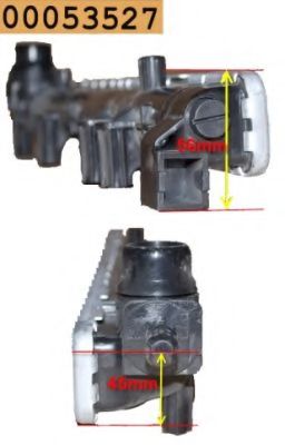 Радиатор, охлаждение двигателя NRF 53527