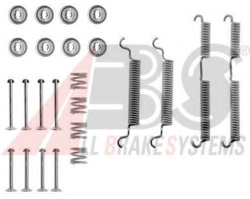 Комплектующие, тормозная колодка A.B.S. 0513Q