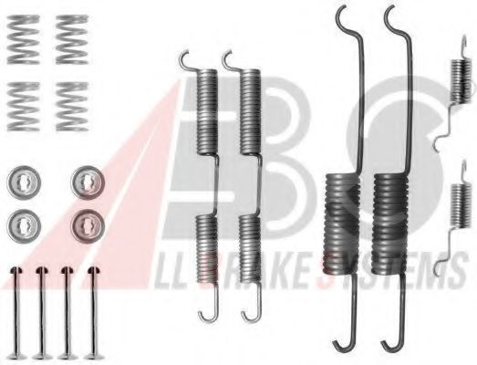 Комплектующие, тормозная колодка A.B.S. 0727Q