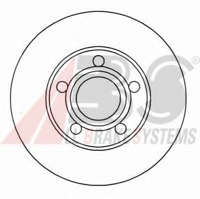 Тормозной диск A.B.S. 16248 OE