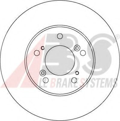 Тормозной диск A.B.S. 16588
