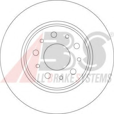 Тормозной диск A.B.S. 17411 OE