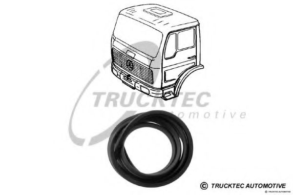 Уплотнение двери TRUCKTEC AUTOMOTIVE 01.50.016