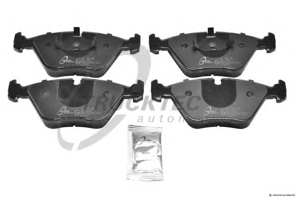 Комплект тормозных колодок, дисковый тормоз TRUCKTEC AUTOMOTIVE 08.34.098